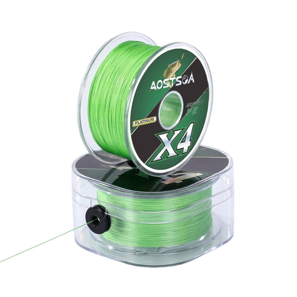 Linha De Pesca Multifilamento 300m/500m Verde Cinza Multicor 4 Fios Super Resistente PE