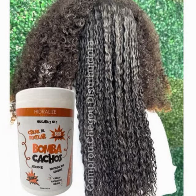 Creme De Pentear Bomba Cachos Ativador HidraLize 1KG - Envio imediato