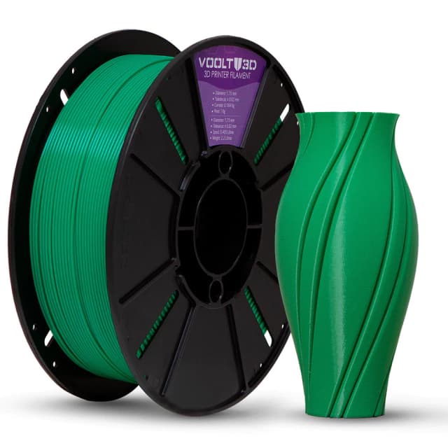 Filamento Verde Pla Sólido Premium Impressão Voolt 3d