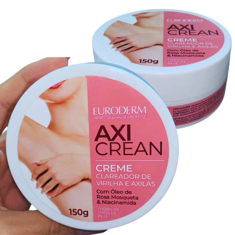 Clareador e Esfoliante de Axilas e Virilha AxiCrean Euroderm 150 g