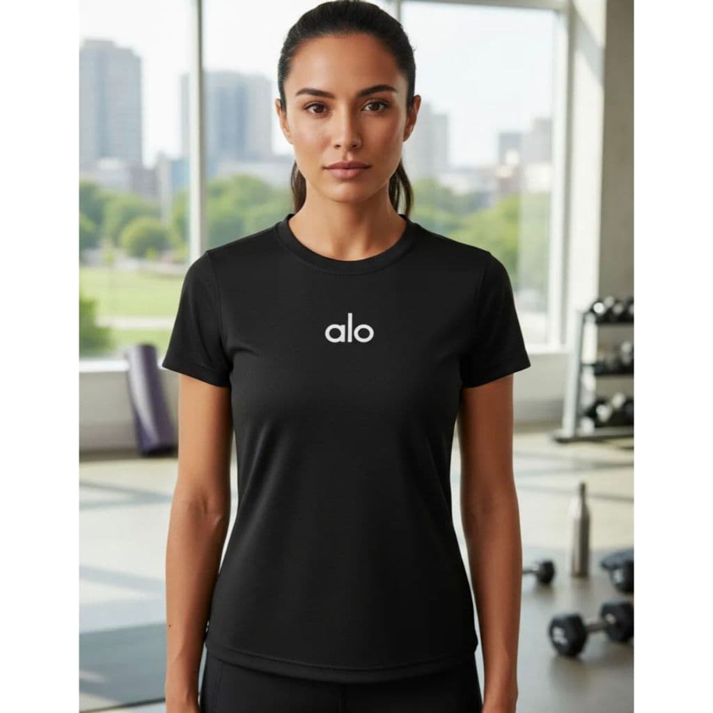 Camiseta DryFit Yoga Linha Premium Feminina Baby Look Academia Gym Yoga Caimento Perfeito Entrega Imediata