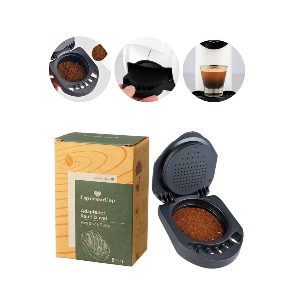 Adaptador De Cápsula Reutilizável Para Conversor De Café Dolce Gusto