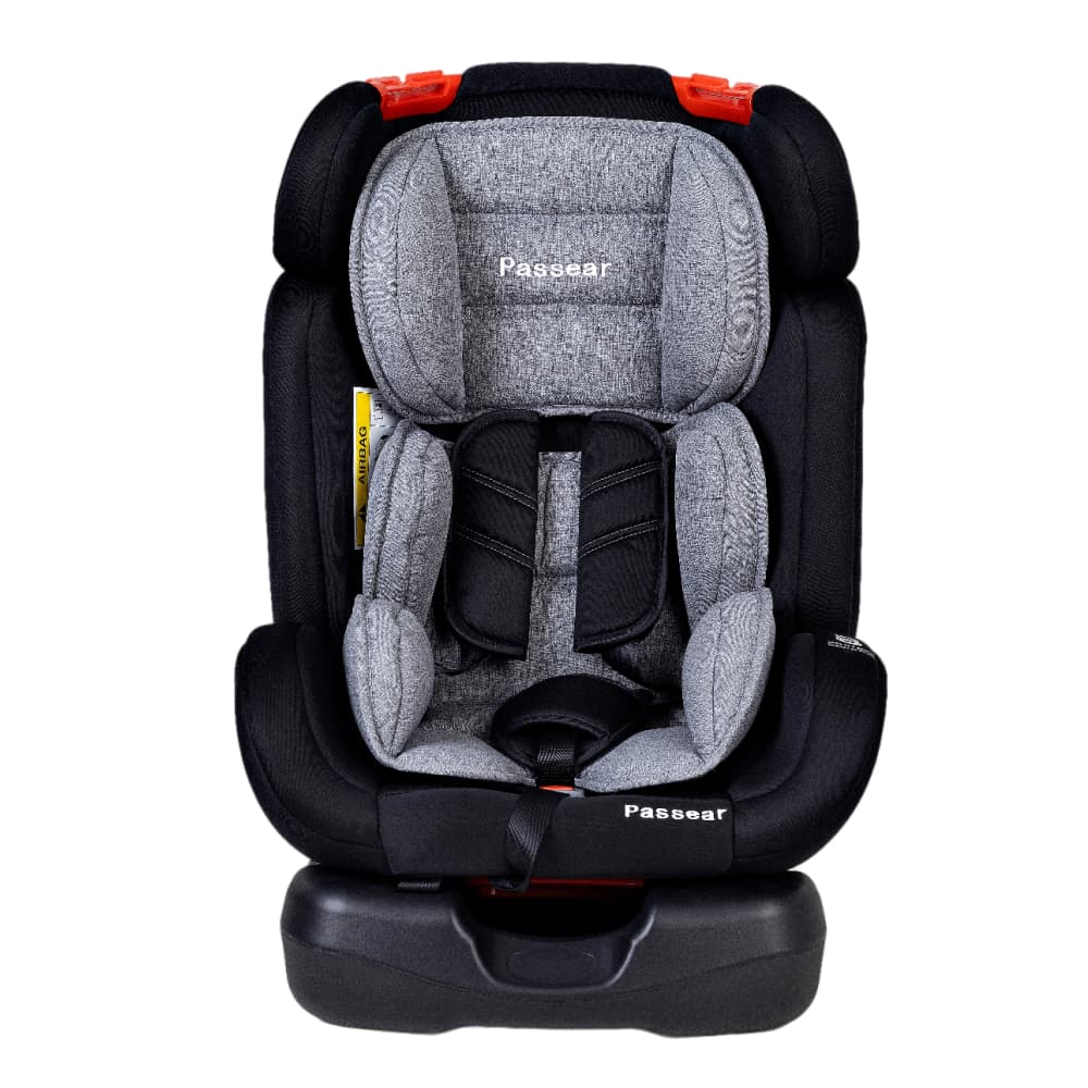 Cadeira Infantil Para Carro 0 A 36kg Reclinável Cadeira de Bebê Booster Preta Star Passear Baby