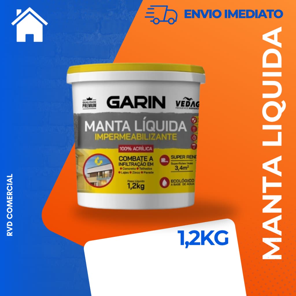 MANTA LIQUIDA EMBORRACHADA 1,2KG GARIN