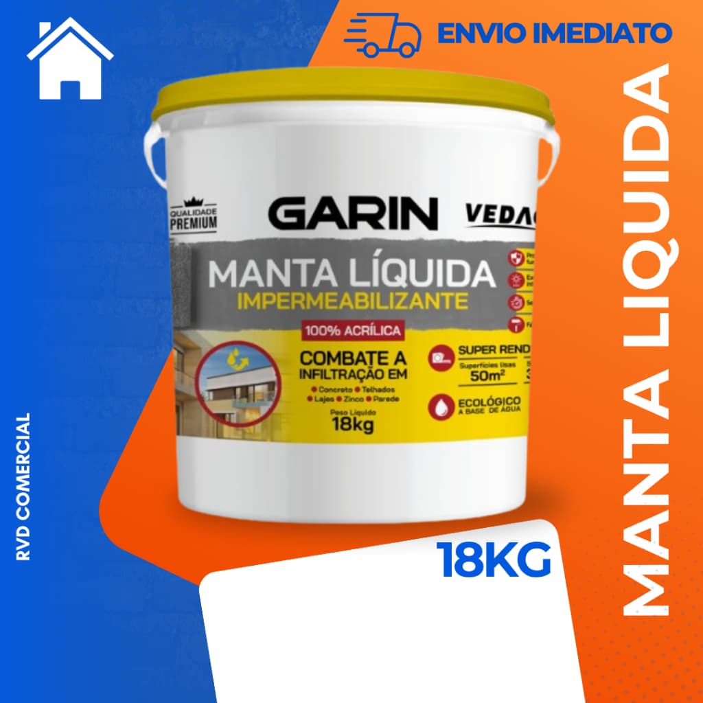 MANTA LIQUIDA 18KG IMPERMEABILIZANTE  - GARIN