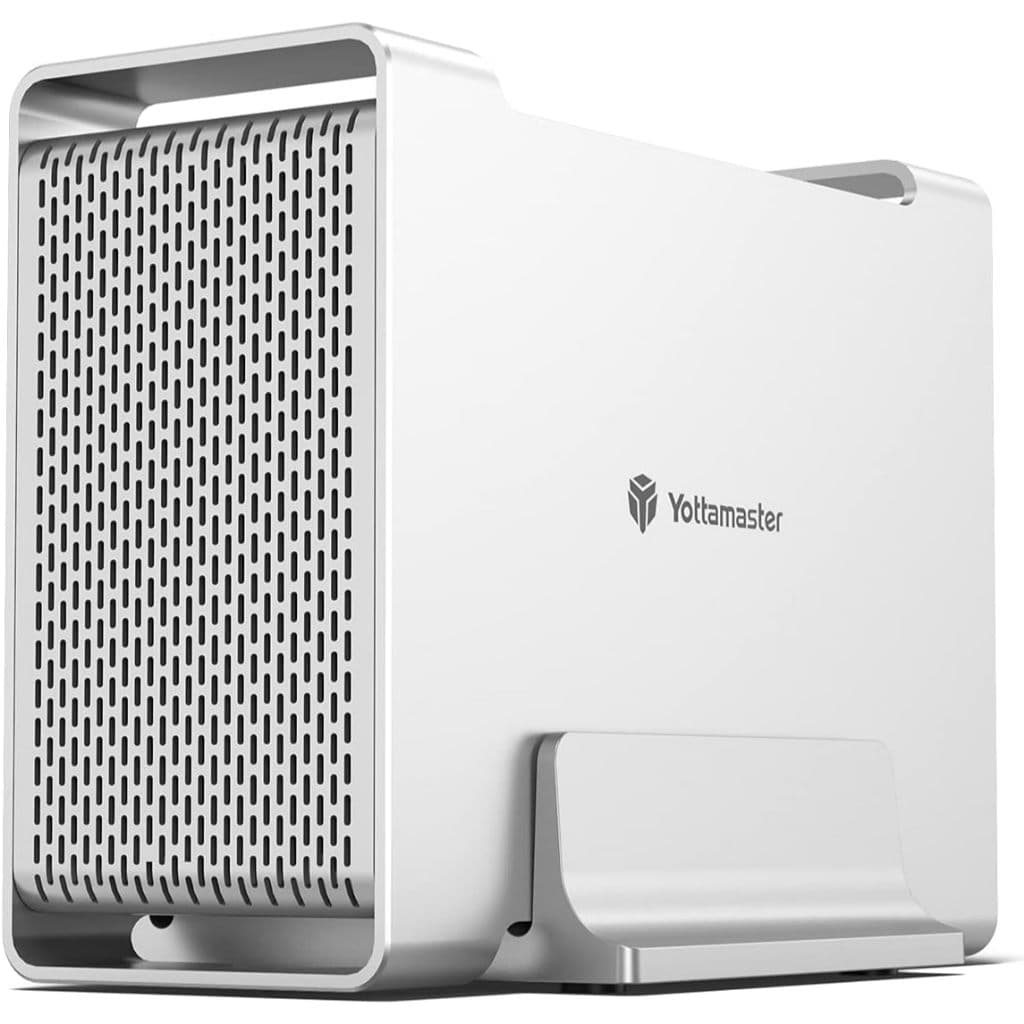 Case Gaveta USB-C 3.1 10Gbps para 2 HDS Externo 3,5" polegadas RAID 0 e 1