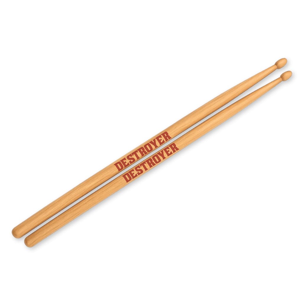 Par de Baquetas Destroyer 5A Profissional – Madeira Natural Premium