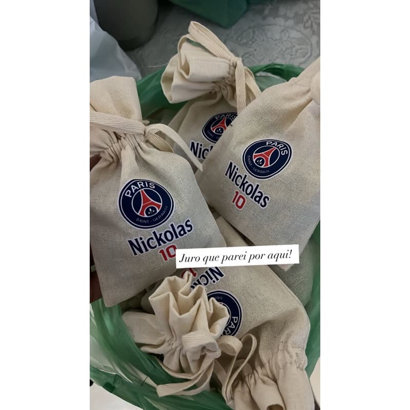 10 Saquinho Algodão Cru 10x15   Lembrancinha Festa Casamento Presente Artesanal