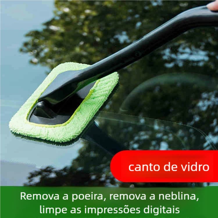 Escova de Microfibra Longa 40x12cm Karbox - Vidros Automotivos e Residenciais