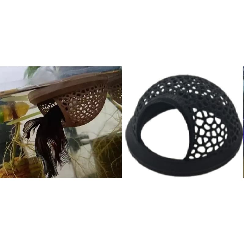 Esconderijo Flutuante para Aquário – Ideal para Bettas e Peixes Pequenos