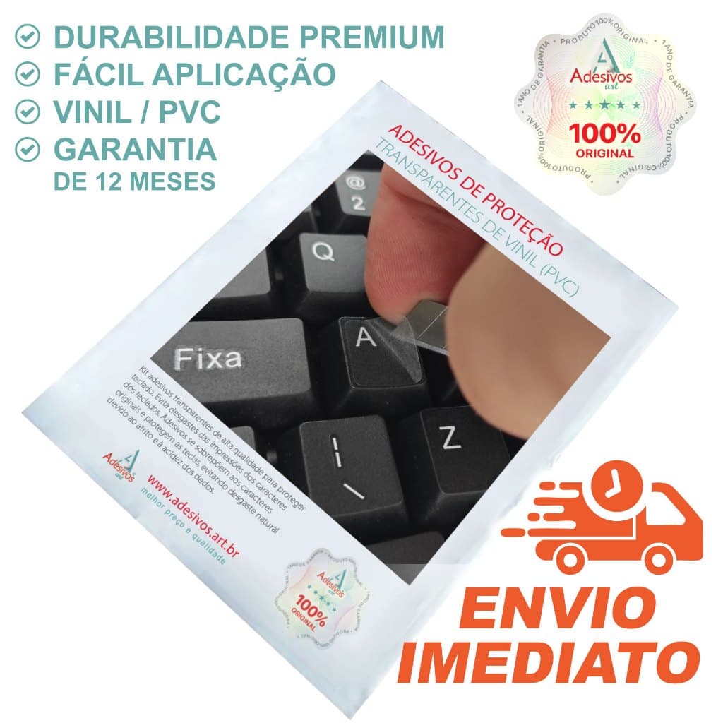 Adesivos De Proteção Transparentes Etiquetas para Proteger Teclado PC / Notebook