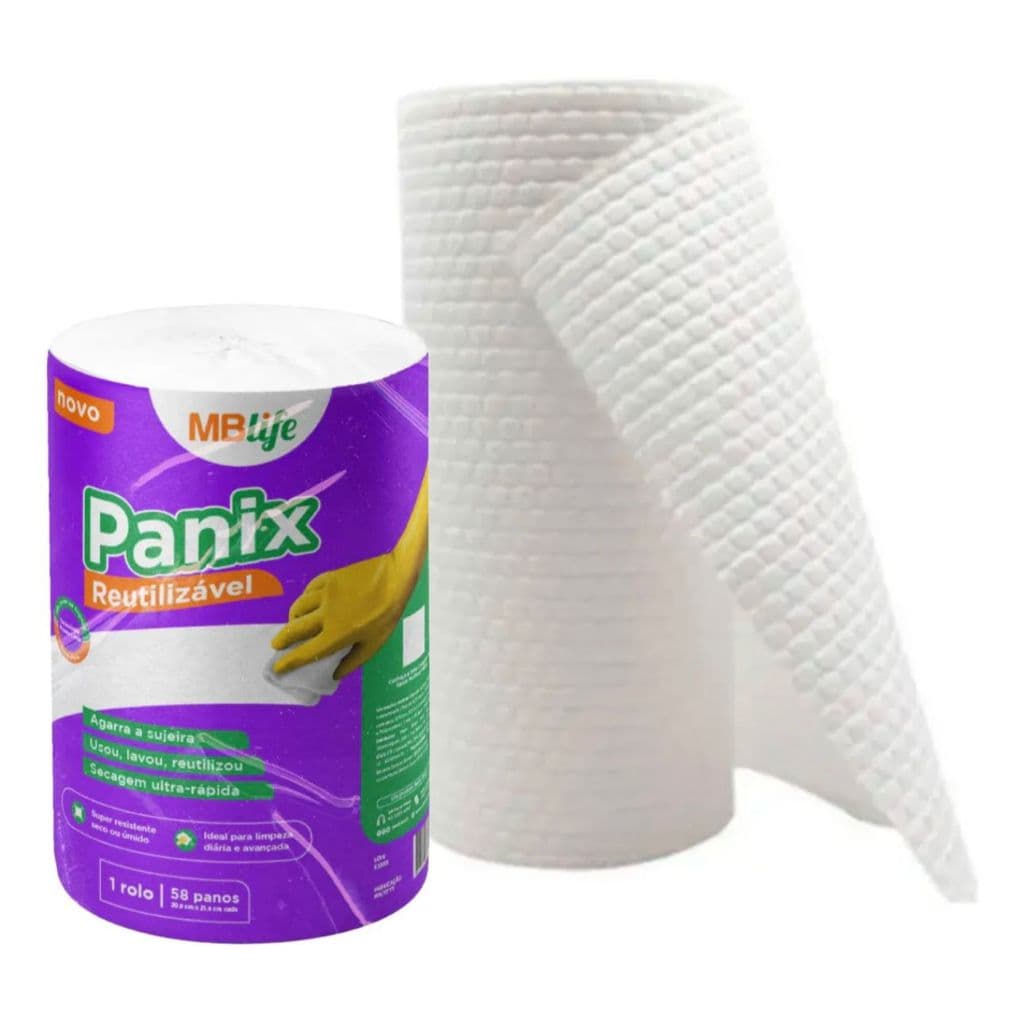 Panos Multi-Uso Reutilizável Manicure Com 58 Toalhas Panix