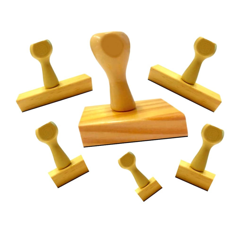 Carimbo de Madeira Personalizado de Nome Profissional Empresa Cnpj