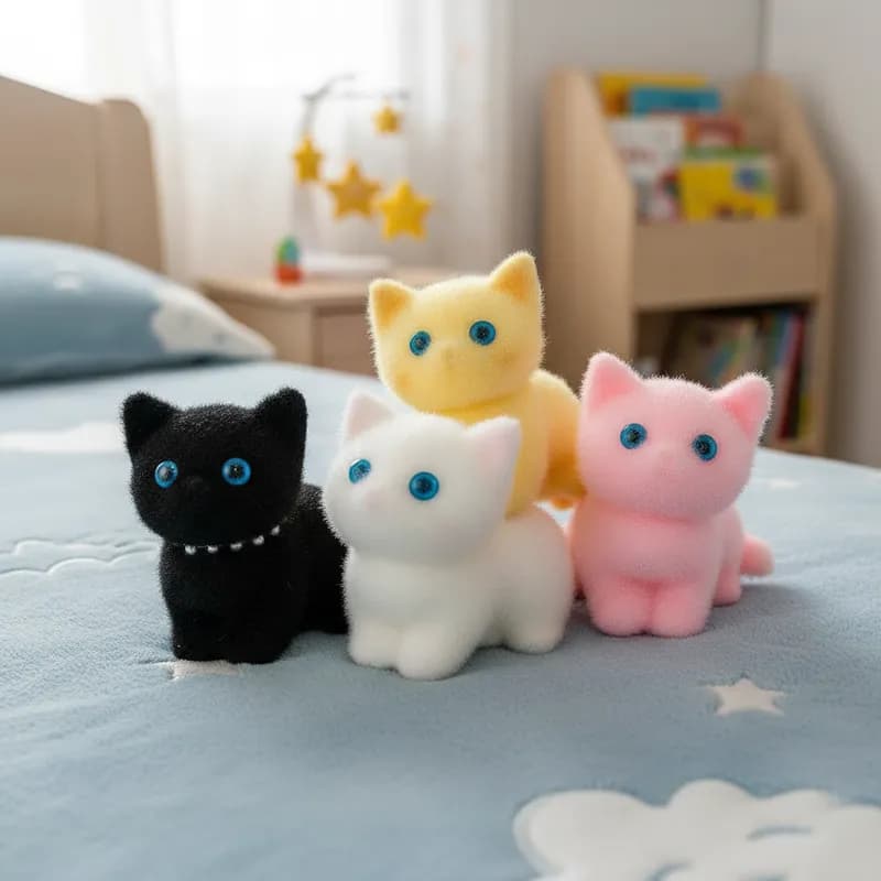 Brinquedos Squishy Gatinho Antiestresse, macios coloridos boneca relaxante para apertar Esquishe