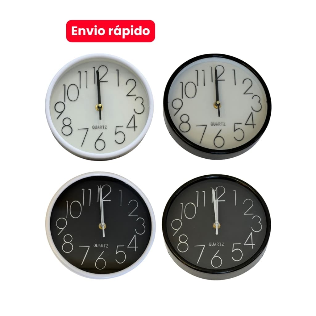 Relógio de Parede Moderno – Decoração elegante Sala, Quarto, Cozinha ou Escritório