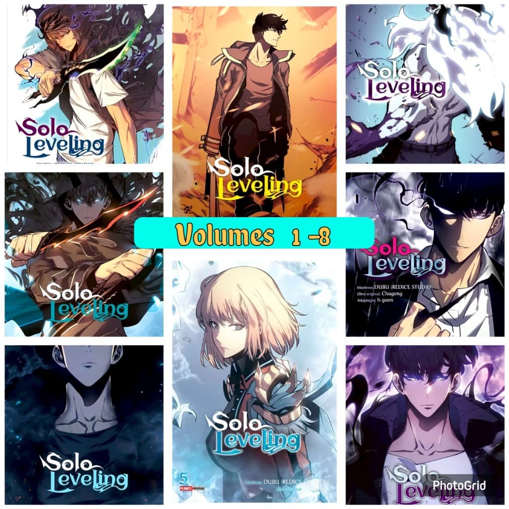 Mangá Solo Leveling Vol.1,2,3,4,5,6,7,8 (Novo - Lacrado) Português