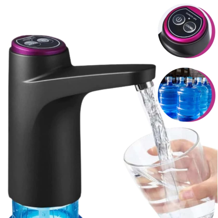 Bomba Elétrica De Galão Universal Com Carregamento USB Para Galão Garrafão De Água