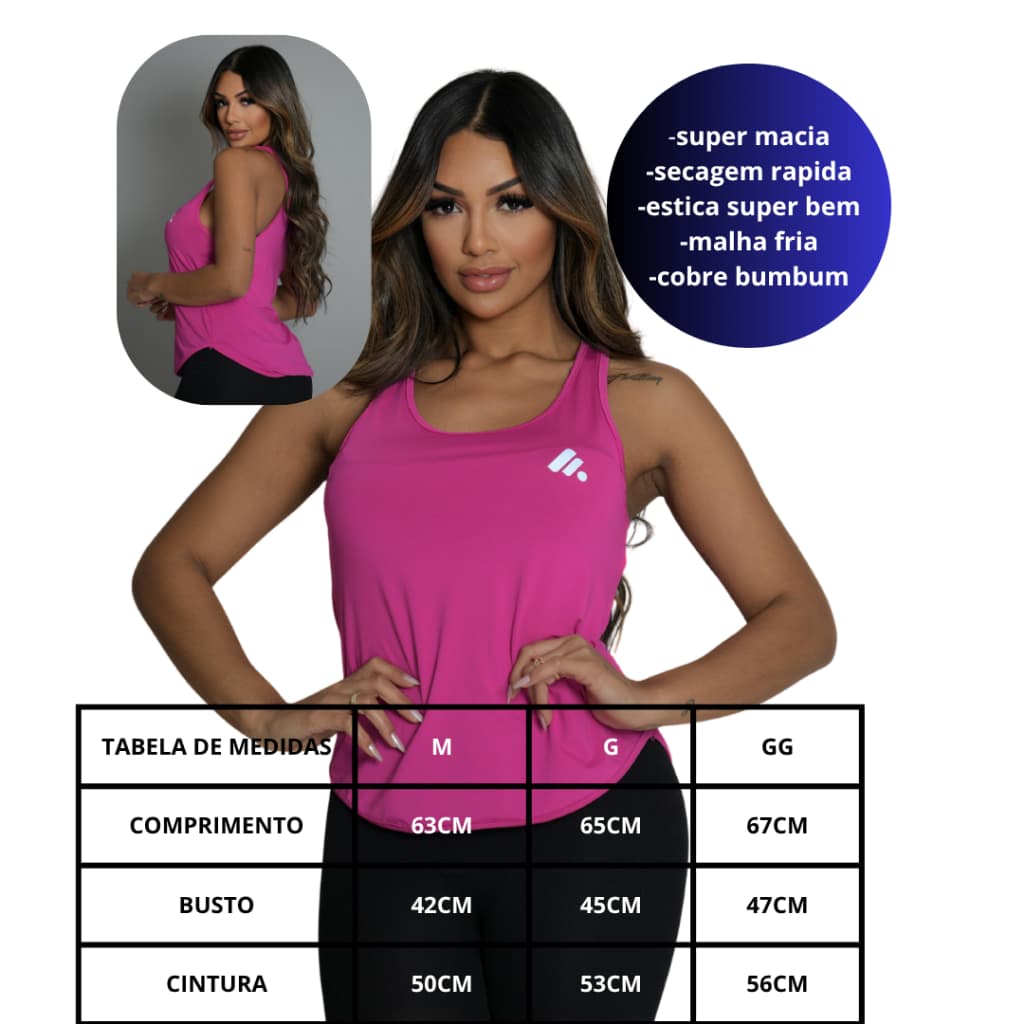 Regata Nadador Feminina longa cobre bumbum fitness academia Dry Fit UV50