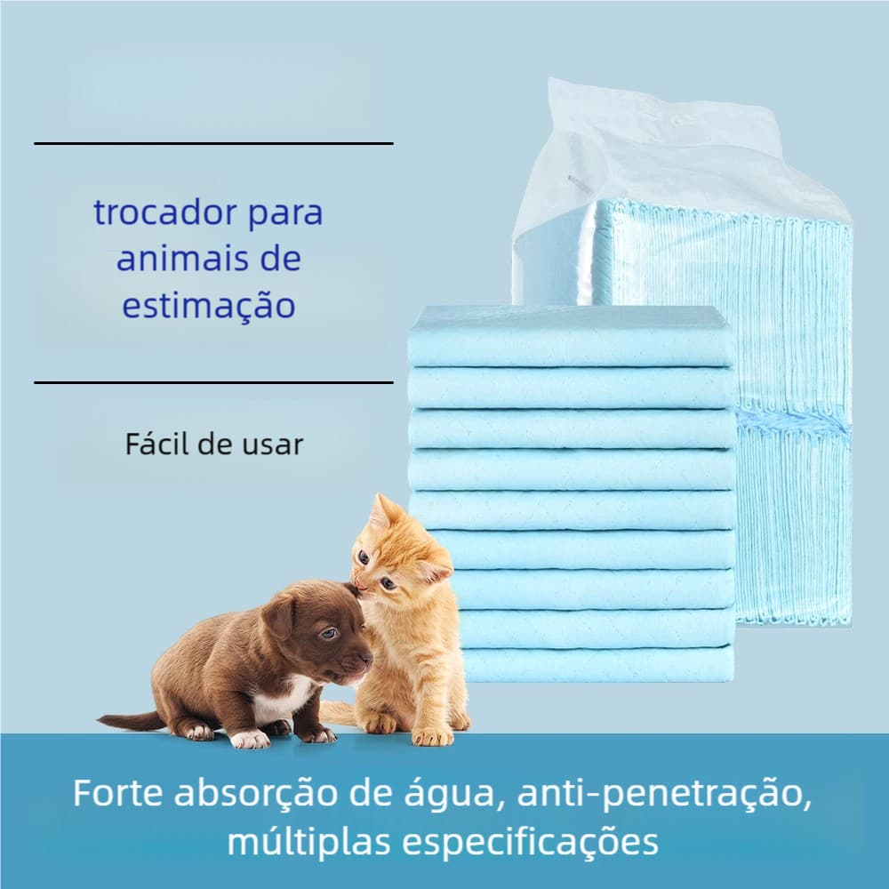 Tapete Higiênico Cachorro – 5 Camadas de Proteção, Vários Tamanhos