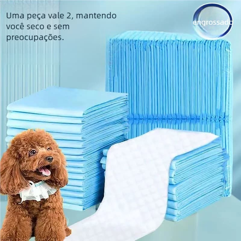 Tapete Higiênico de Cachorro – 5 Camadas, Diversos Tamanhos Proteção