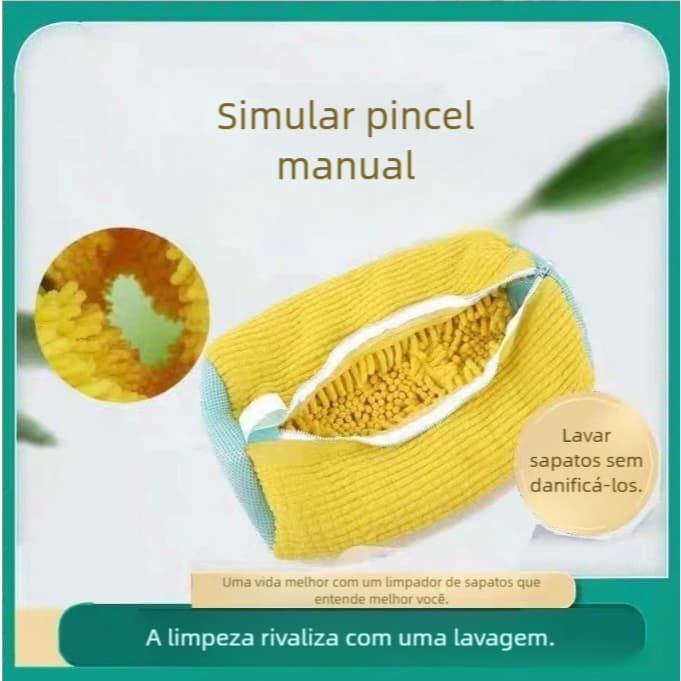 Malha Bolsa Lavar Sapatos – Anti-Deformação, Lavanderia Prática