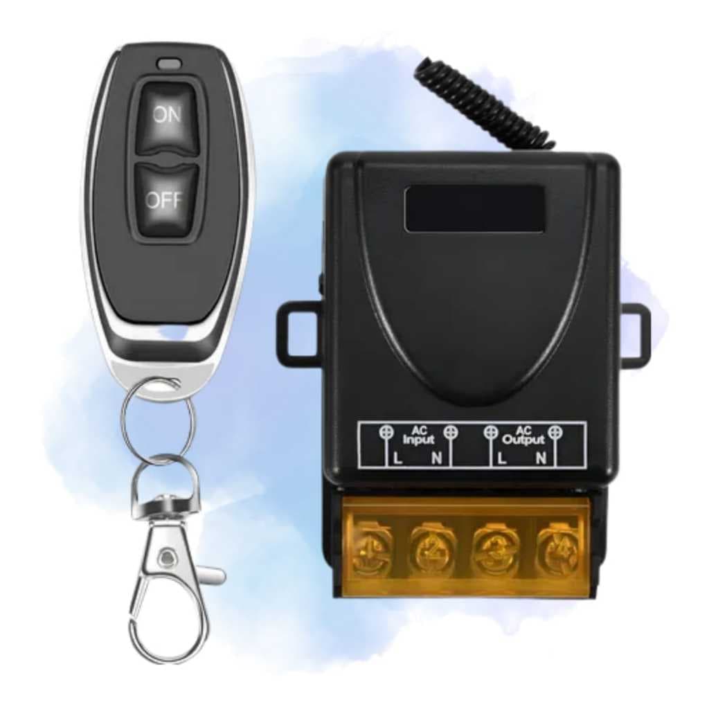 Módulo Sensor Relé Bivolt 110V/220V 30A 1 Controle Longa Distância Sem Fio Acionador Bomba de Agua