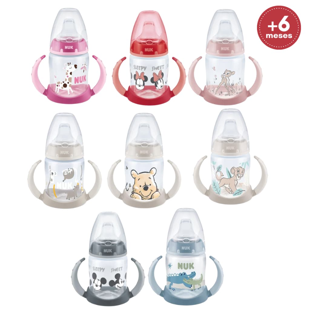 Copo de Treinamento Nuk com Alças Controle de Temperatura Antivazamento e Graduação 150 mL