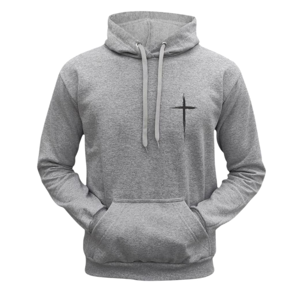Moletom Blusa de Frio Unissex Canguru Estampada Cruz Cristã Envio Imediato Masculina