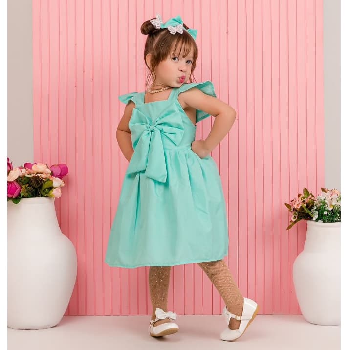 Vestido Infantil Menina | Roupa Infantil (1, 2 e 3 anos)