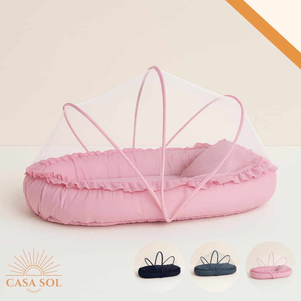 MOSQUITEIRO 1 Peça Avulso Universal Para Ninho Redutor De Berço Várias Cores