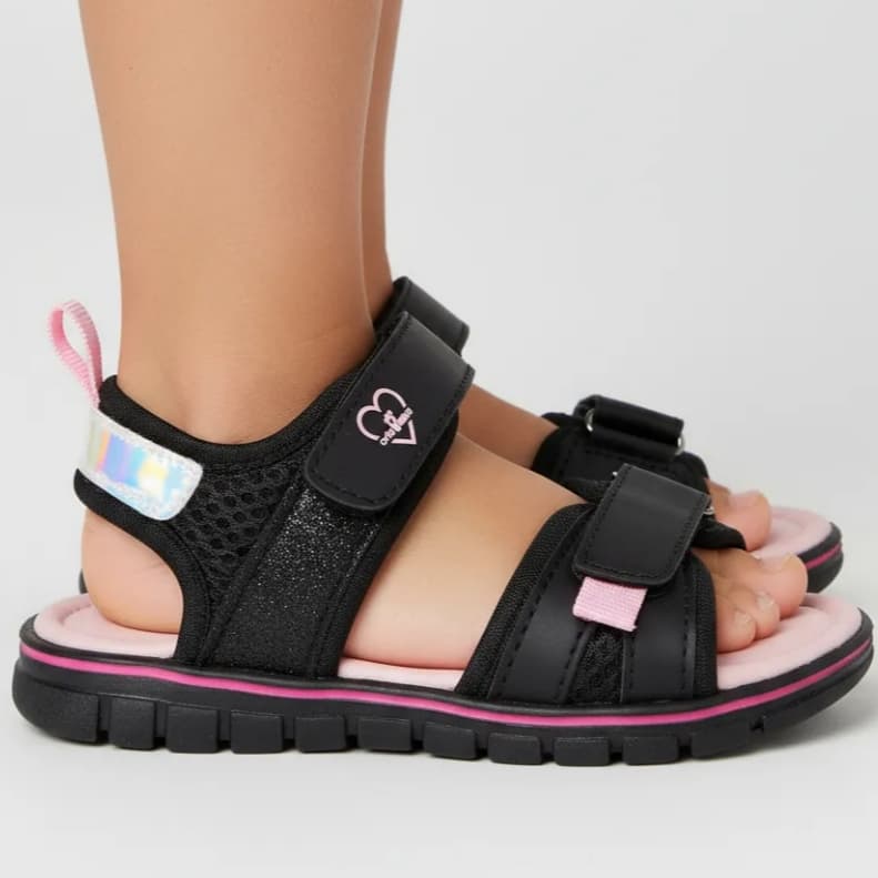 Sandália Papete Infantil Ortopasso Anatômica Menina Feminina Confortável Macio Leve