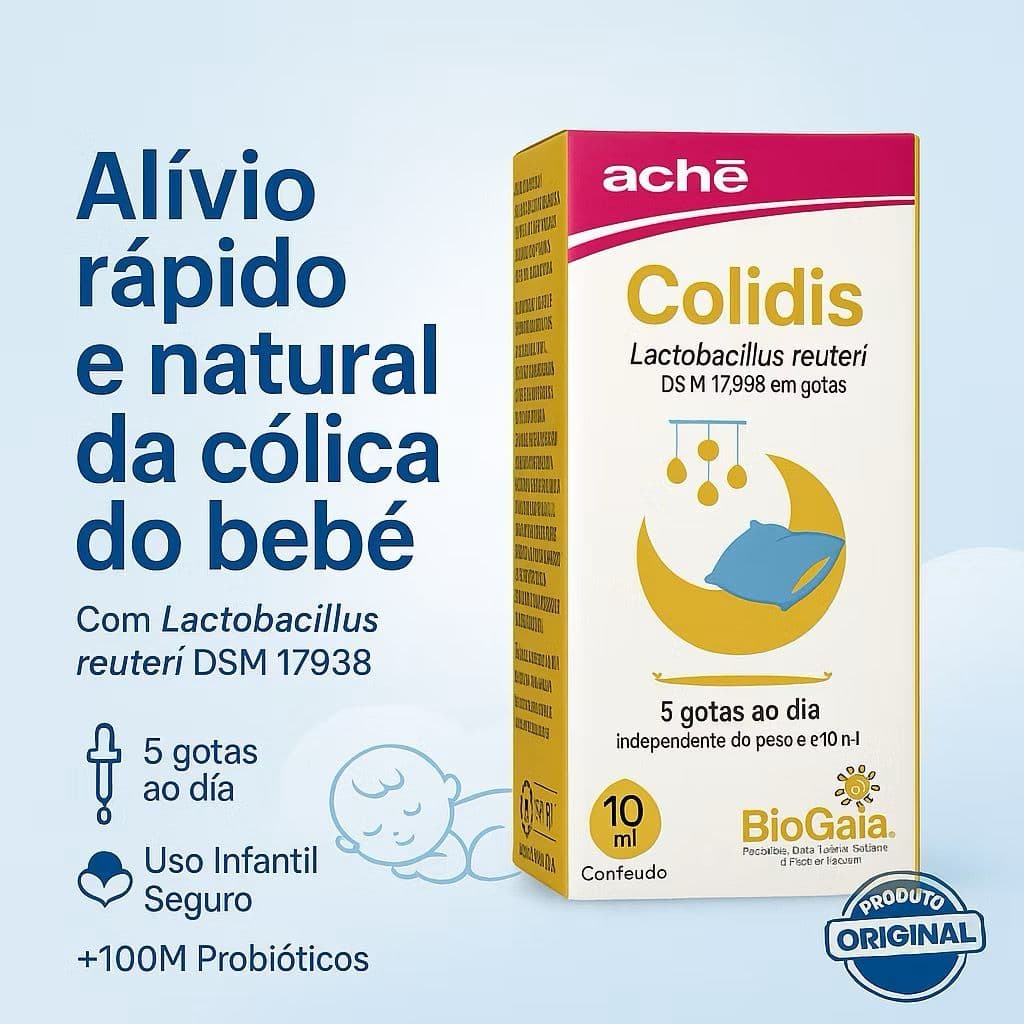 COLIDIS 10ML - PARA CÓLICAS DE BEBÊ - PROBIÓTICO