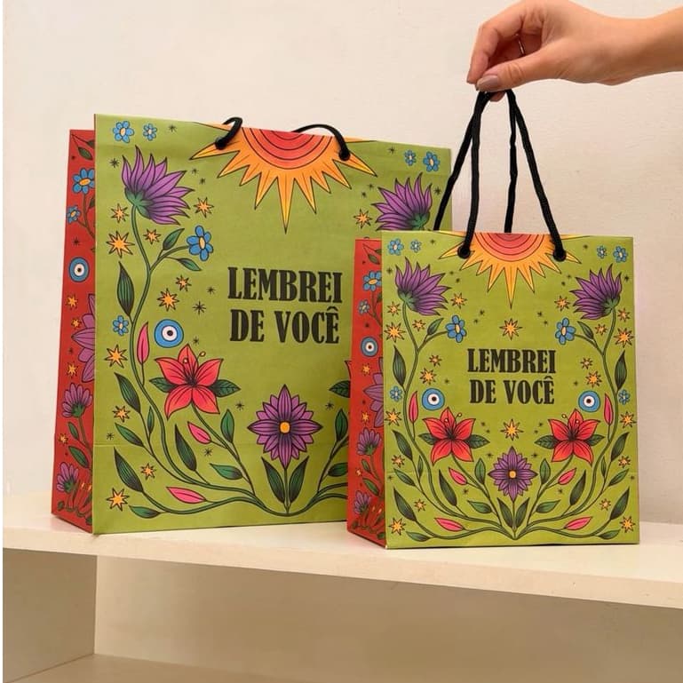 Embalagem Para Presente - Lembrei de Você