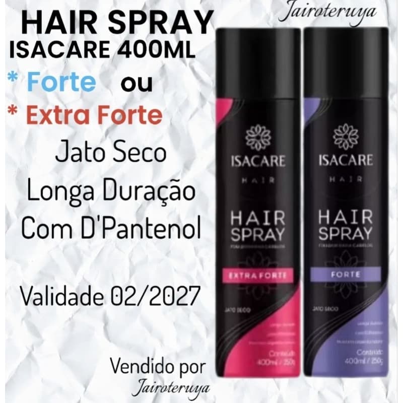 HAIR SPRAY FIXADOR ISACARE 400ML