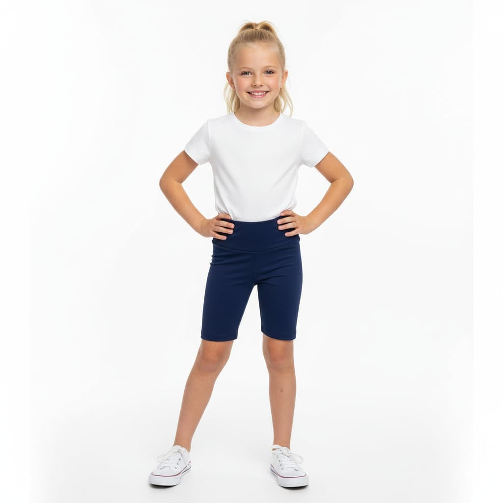 Shorts Infantil Confortável Estilo Bermudinha Suplex Liso