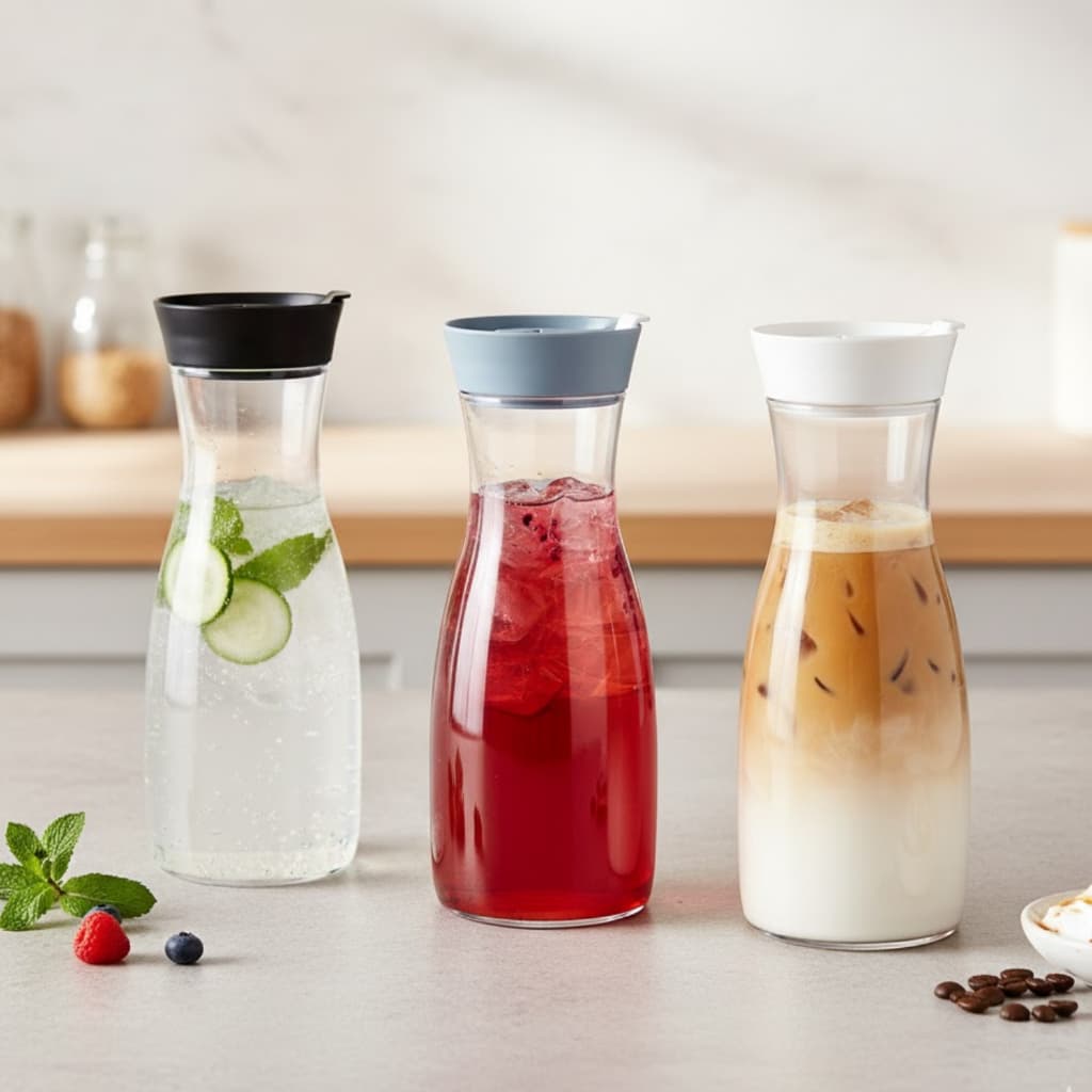 Kit 2 Garrafa de Água Geladeira Com Tampa de Rosca Vedada 1,80 Litros