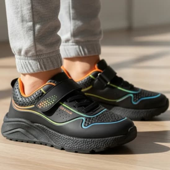 Tênis Infantil Ortopasso Menino Masculino Escolar Conforto Confortável Colorido Leve Macio Original