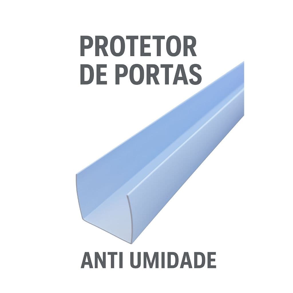 Protetor de porta, Anti umidade branco, transparente, borda de porta
