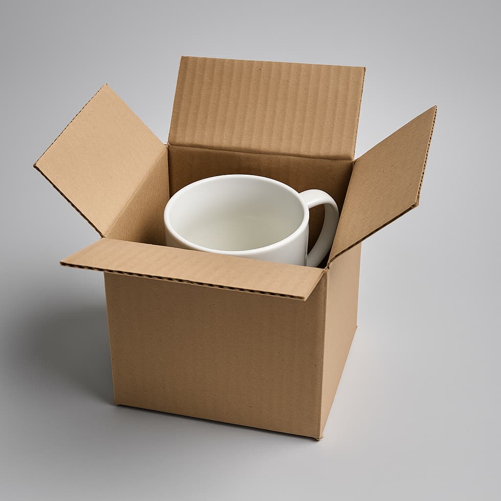 Caixa Resistente Para Caneca 360g Papelão Simples Kit:50