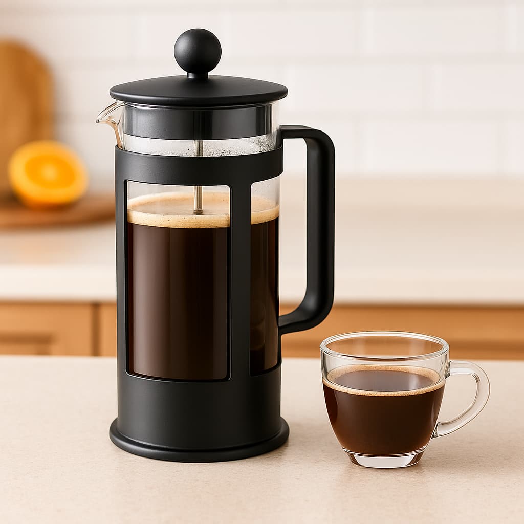 Cafeteira Prensa Francesa Café Cremeira 350ml e 600ml