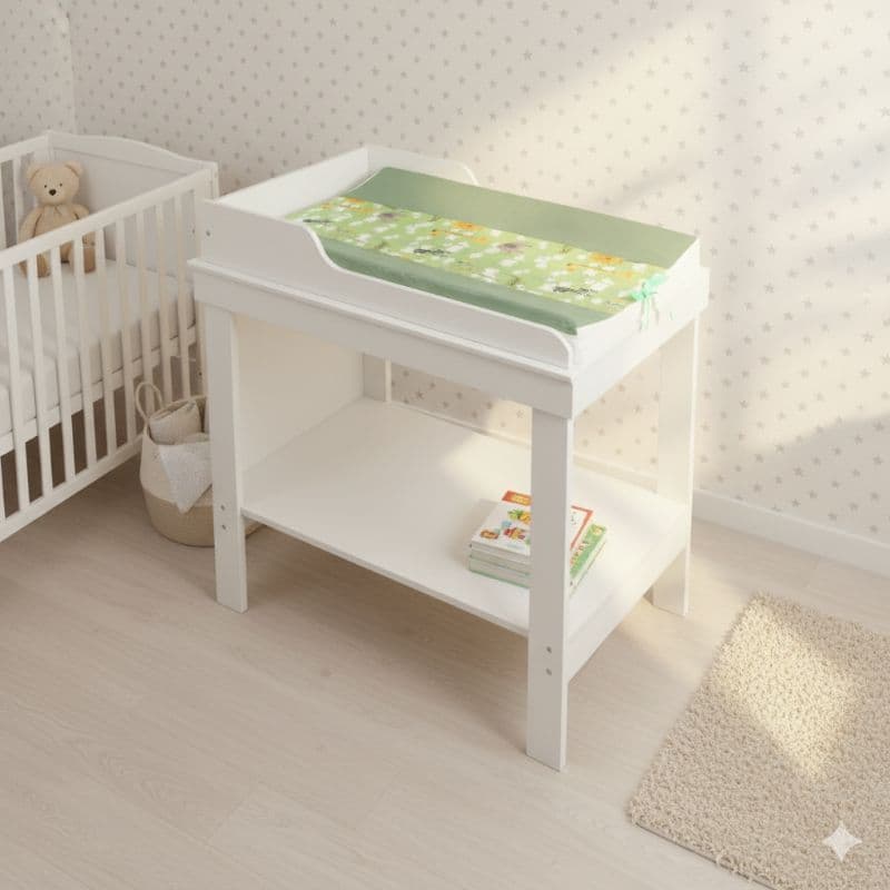 Trocador Fraldário de Cômoda Americano Luxo Para Menino e Menina