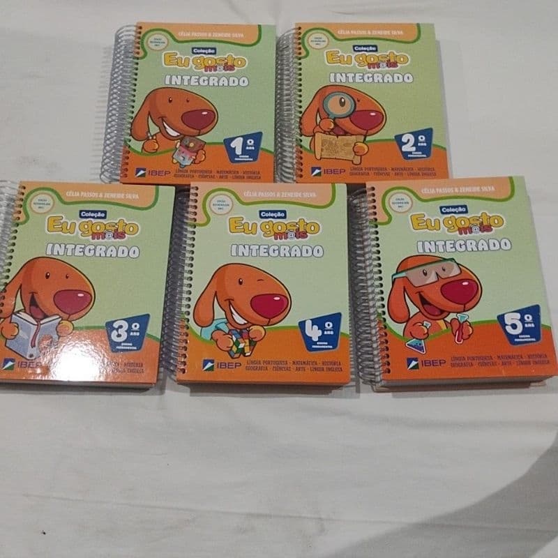 livro coleção eu gosto mais o integrado 1°, 2°, 3°, 4° e 5° ano