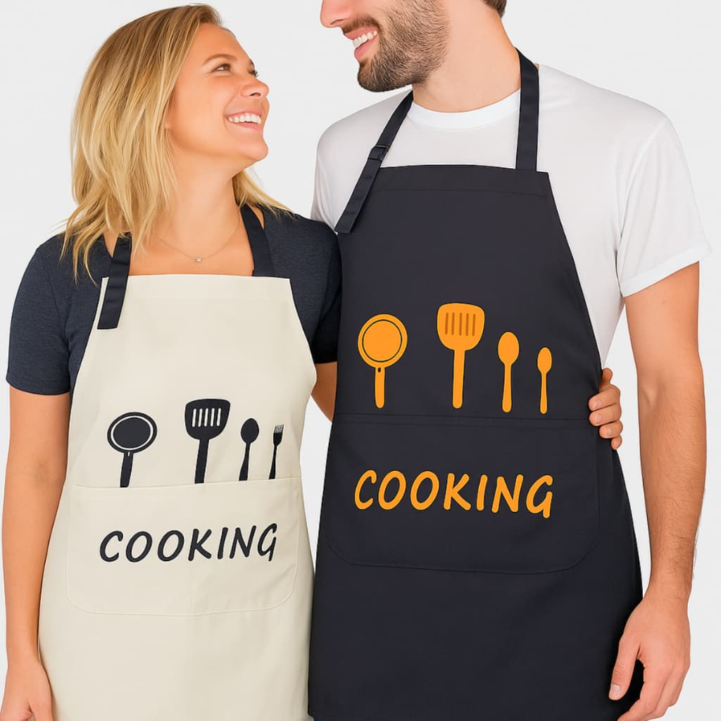 Avental Cozinha Churrasqueiro Bolso Alça Impermeável Unissex