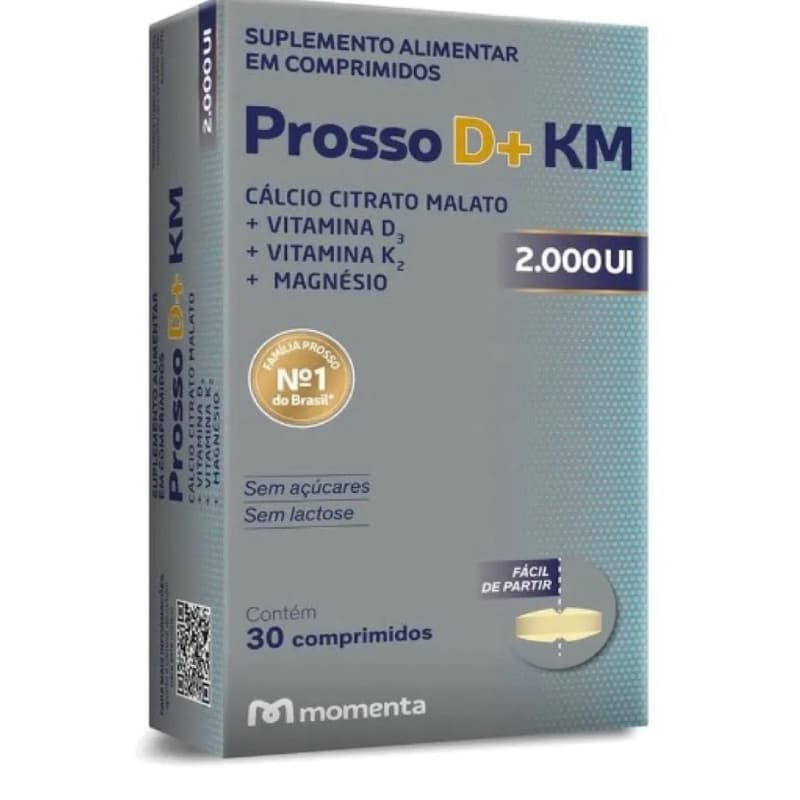 Suplemento Alimentar Prosso D+ KM 2.000UI 30cpr