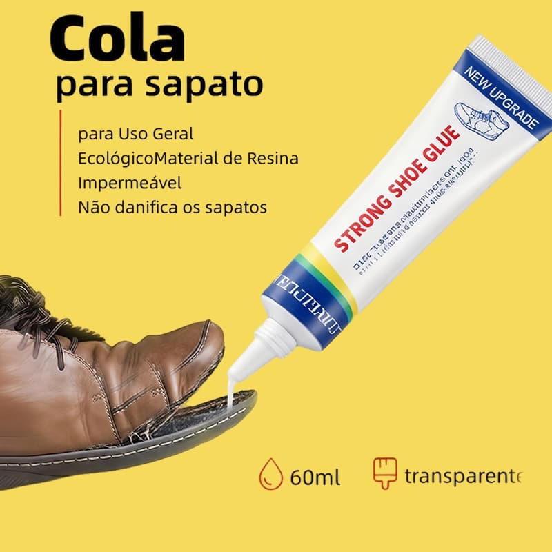 kit 1-4 Cola Adesiva para Sapatos, Reparo Rápido, Impermeável, Gruda Tudo, Conserto Caseiro，Calçados Esportivos, Atóxico
