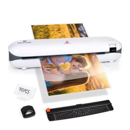 Plastificadora Refiladora Documentos A4 A5 A6 - 3 Funcoes Em 1 Quente Frio Cartões Mecolour