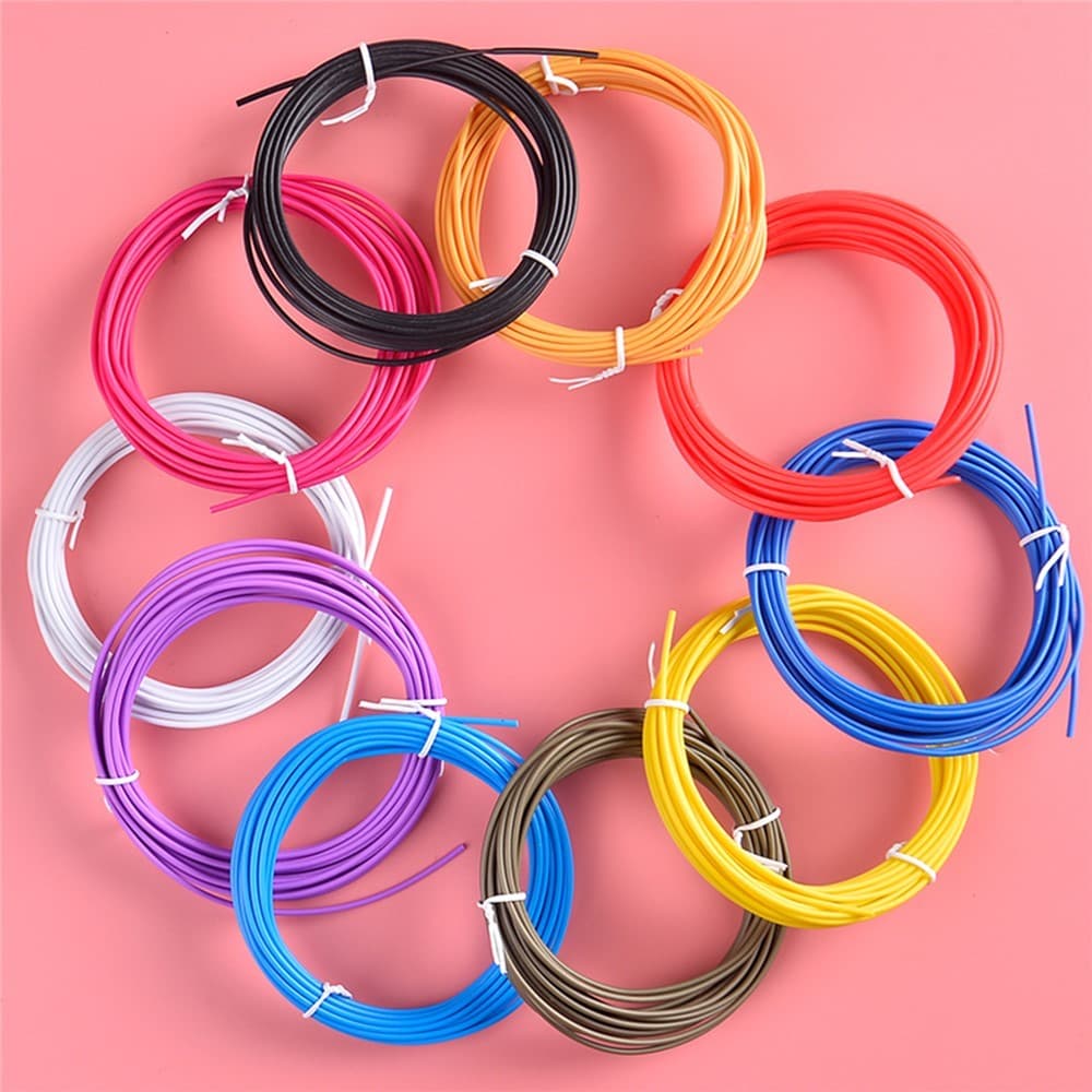 Kit Refil de Filamento ABS para Caneta 3D – 5 Cores - Escolha as Cores| 25m Total - ENVIO RÁPIDO