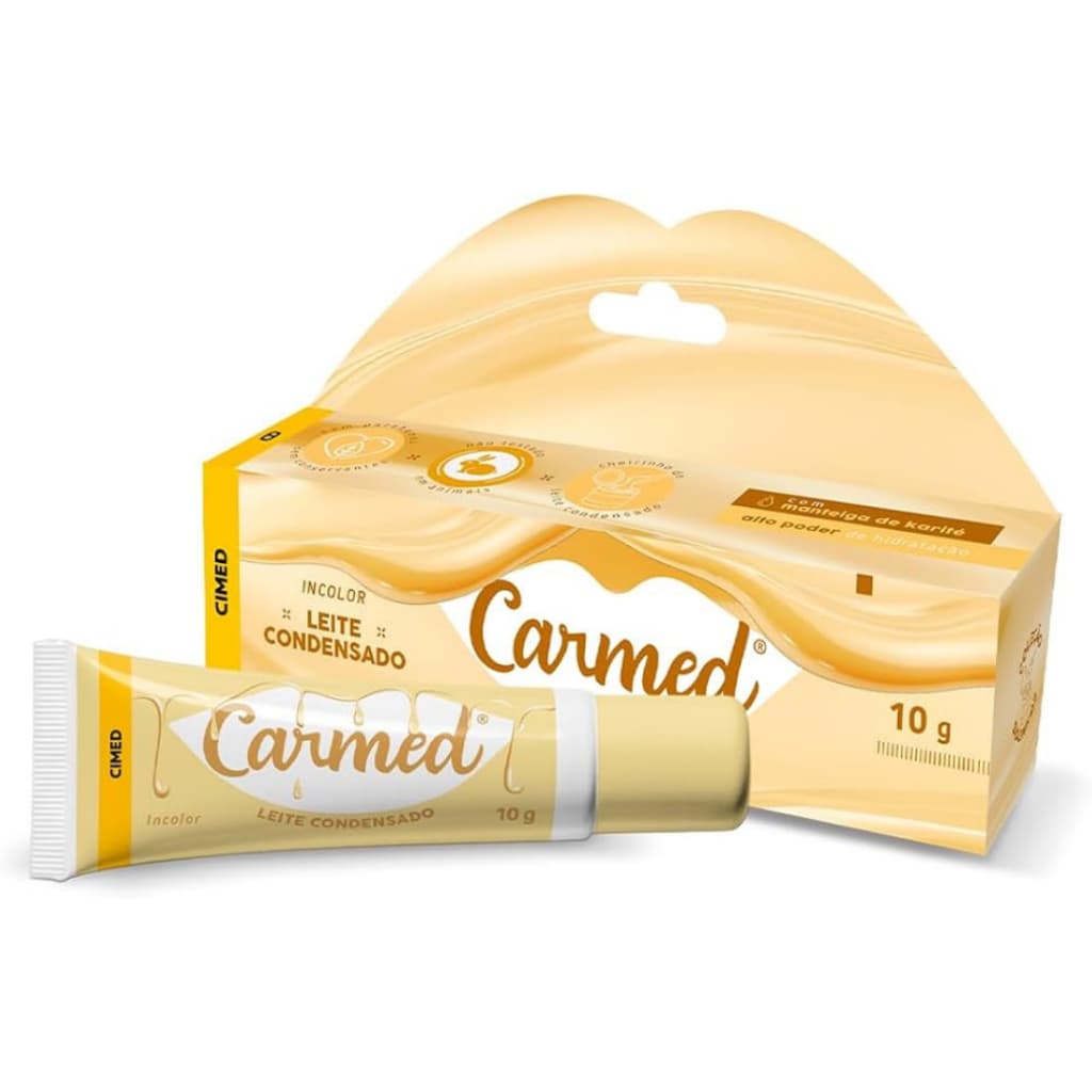 Hidratante Labial Carmed Ana Castela Sabor Leite Condensado 10g