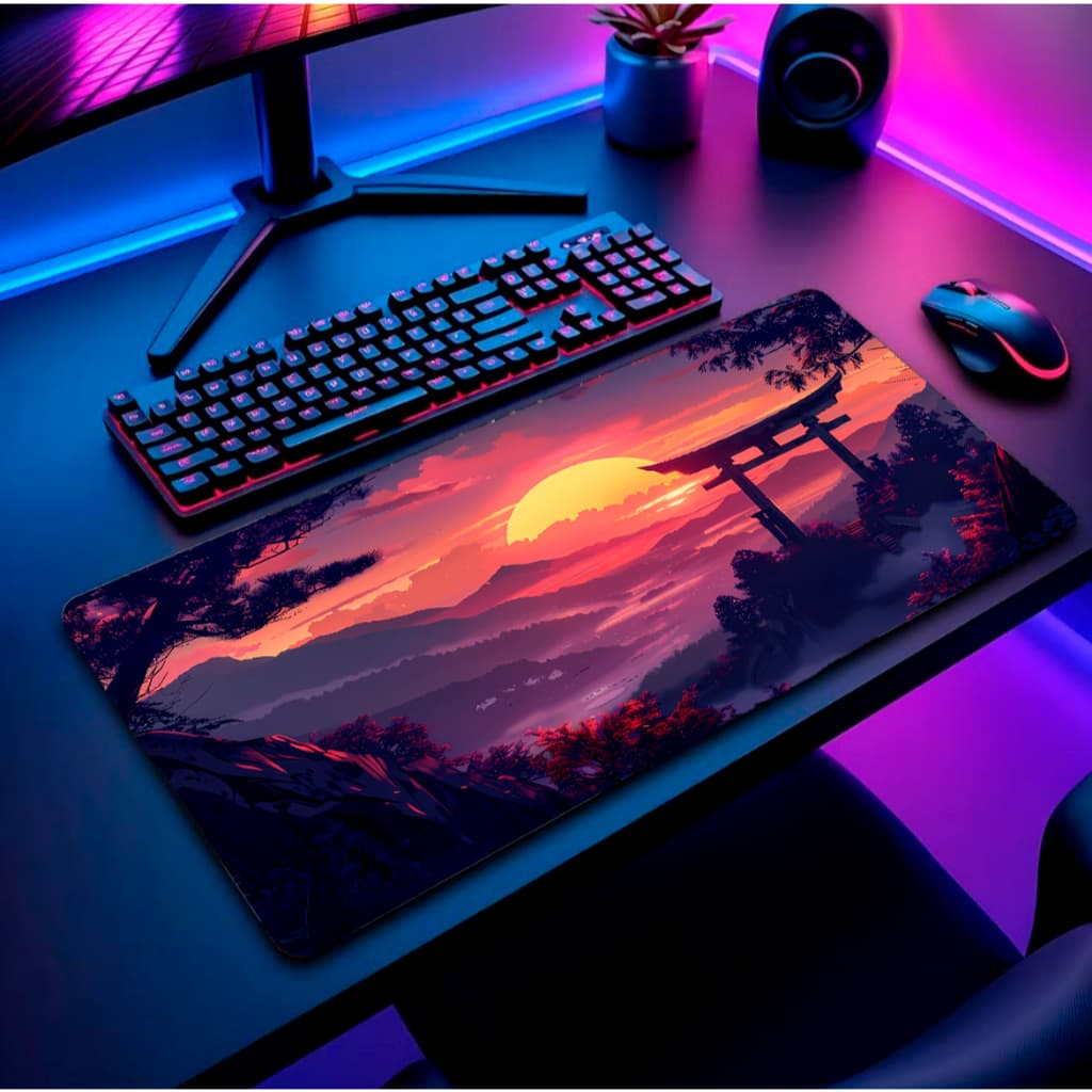 Mouse Pad RGB Grande Gamer Personalizado Confortável Mousepad Para Jogos Escritorio