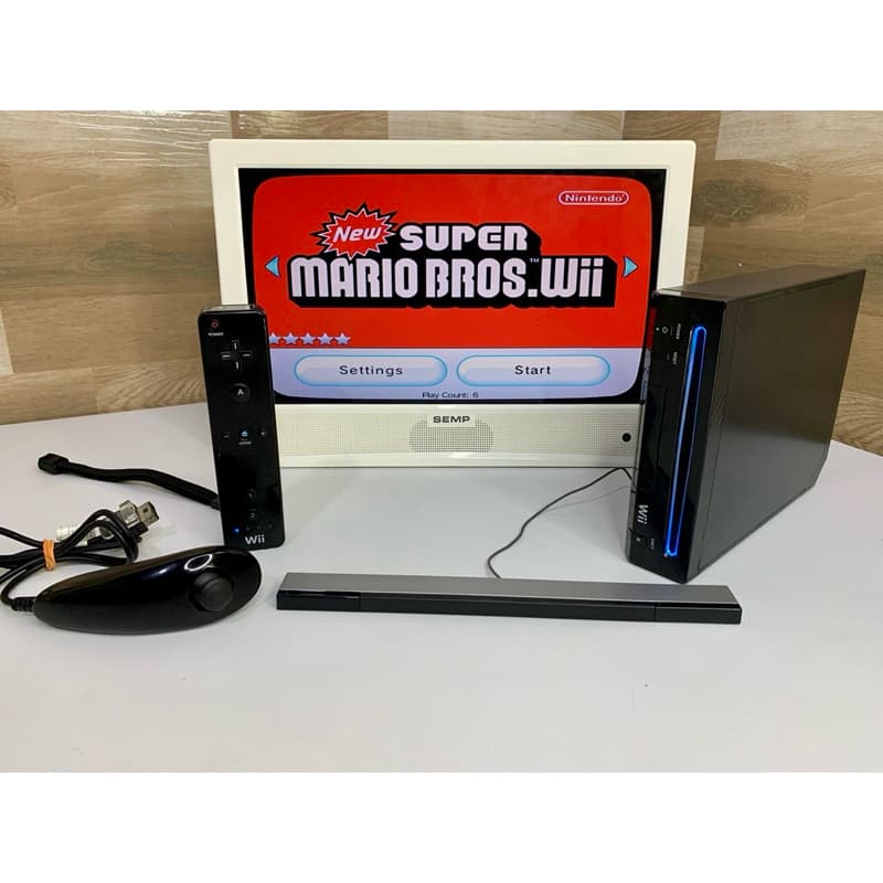 Nintendo Wii Preto  Desbloqueado 64GB